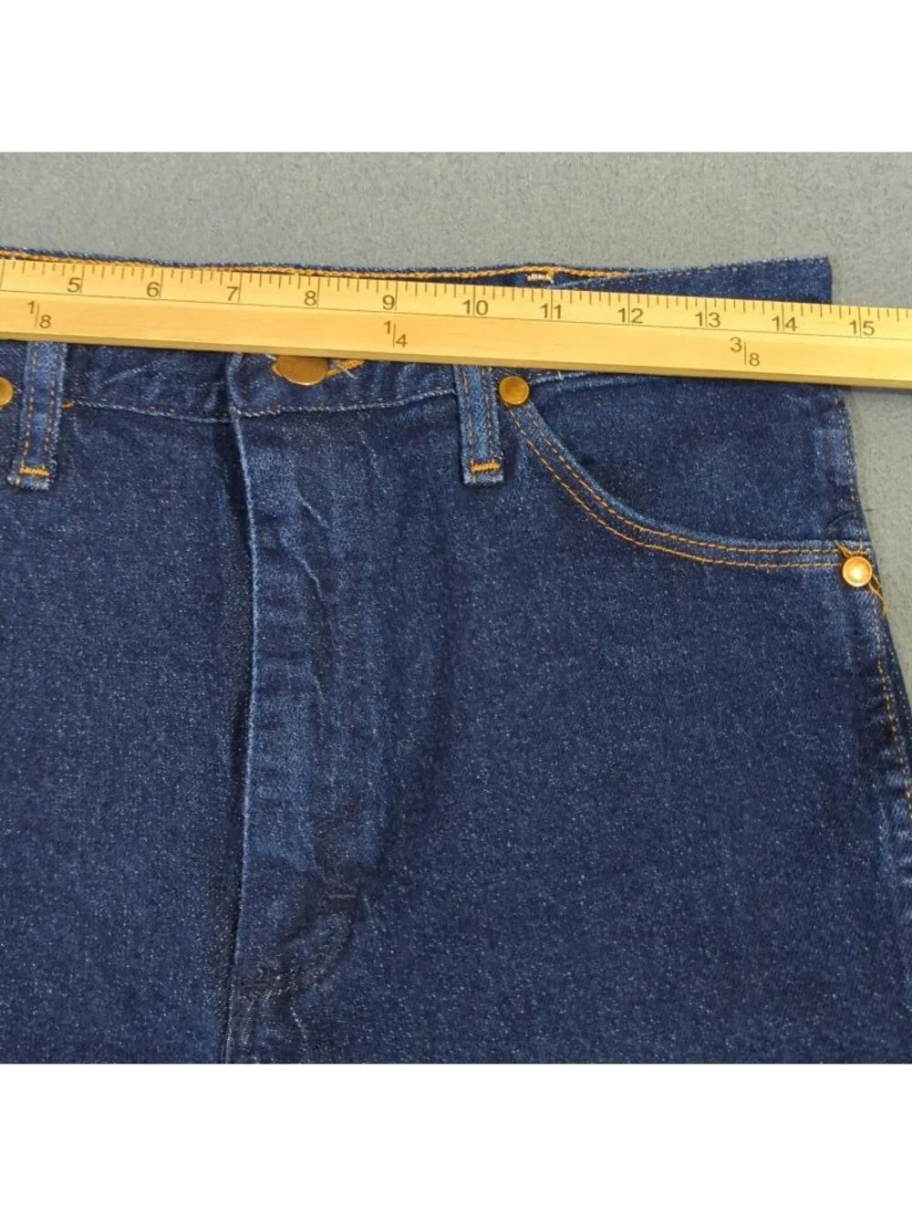Wrangler VTG USA Jeans Men's 31x34 Fits 29x33 Blue 937STR Slim Fit Cowboy Rodeo